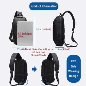 img 3 attached to Secure Your Gear with OZUKO Anti-Theft Casual Shoulder Backpacks