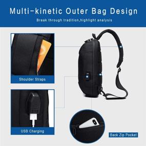 img 2 attached to Secure Your Gear with OZUKO Anti-Theft Casual Shoulder Backpacks