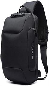 img 4 attached to Secure Your Gear with OZUKO Anti-Theft Casual Shoulder Backpacks