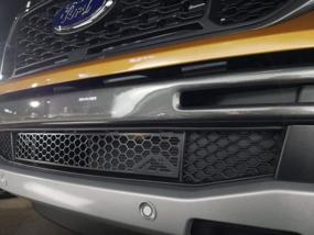 img 1 attached to Улучшите свой Ford Ranger 2019+ с помощью арки Mountains2Metal 'Honeycomb' в черном порошковом покрытии для бампера - M2M #200-10-1.