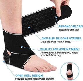 img 3 attached to 🦵 Adjustable Fasciitis Tendonitis Compression Brace