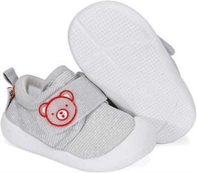 img 2 attached to Cute Animal Baby Shoes: First Walkers for Boys and Girls - Toddler Sneakers with Soft Rubber Sole