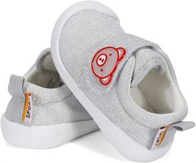 img 1 attached to Cute Animal Baby Shoes: First Walkers for Boys and Girls - Toddler Sneakers with Soft Rubber Sole