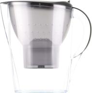 🚰 brita marella water filter jug half year pack - 6 maxtra+ filters, black - fridge fit solution logo
