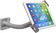 🔒 cta flexible gooseneck mount with lock and key security system for ipad 7th & 8th gen 10.2", ipad pro, surface pro 4, and most 7-13" - tabletop & wall mount (pad-sgm) logo