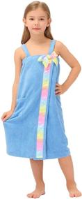 img 4 attached to 🛀 Zexxxy Kids Towel for Bath, Shower, Swimming, and Cover
