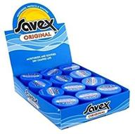 savex lip balm original - pack of 12 (0.25 oz) for ultimate lip care logo