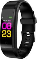 🏃 dumerk fitness tracker heart rate monitor: waterproof pedometer watch with connected gps - perfect calorie counter, step tracker for women, men, kids - great gift логотип