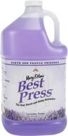 🌸 revitalize your fabrics with mary ellen's 128-ounce best press gallon refill in lavender scent logo