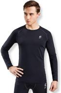 🏋️ ultimate performance: men compression shirts - sports running, workout, gym baselayer tops & athletic t-shirts logo