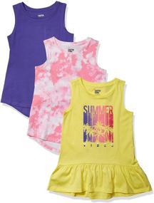 img 3 attached to 🎽 Sleeveless Flamingo T-Shirts for Girls by Amazon Brand