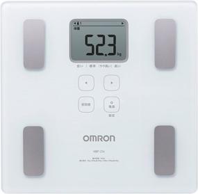 img 4 attached to 📈 Omron HBF-214-W Body Composition Meter: Accurate Body Scan & Weight Scale in Sleek White, Now Available in Japan!