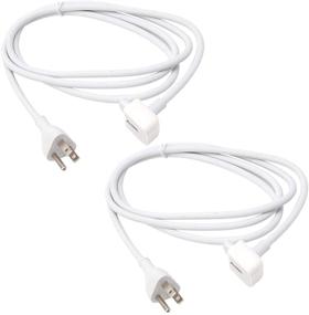 img 4 attached to 🔌 LEAGY 2 Pack 6 ft Replacement Power Adapter Extension Cord Wall Cable for Apple Mac iBook MacBook Pro MacBook Power Adapters MagSafe 1 or MagSafe 2 Models