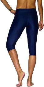 img 1 attached to Ninovino Womens Swimming Stretch Leggings Sports & Fitness