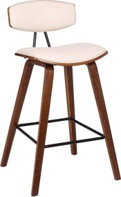 img 4 attached to Armen Living Mid Century Leather Barstool