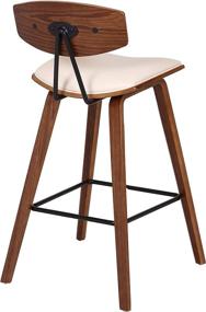 img 1 attached to Armen Living Mid Century Leather Barstool