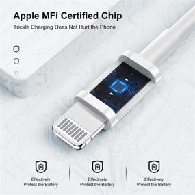 img 3 attached to 📱 2Pack Apple iPhone Charger Cable - 3ft Lightning Cable MFI Certified for Fast iPhone Charging - Compatible with iPhone 11 Pro/XS Max/XR/8/7/SE/5c, iPad
