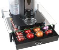 прозрачная закаленное стекло nespresso vertuoline капсула хранения ящика держатель от decobros логотип