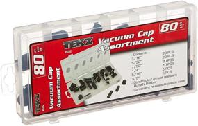 img 2 attached to Titan TIT45252 Black Vacuum Cap Assortment - 80 Pieces for Effective Sealing