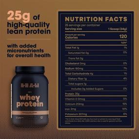 img 3 attached to 🍫 BEAM Be Amazing Whey Protein Isolate Powder - Gluten and Soy-Free for Muscle Growth Support, Keto Diet Friendly, Chocolate Fudge Flavor, 25 Servings
