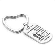 stylish stainless steel key chain with inspiring compass keychain rings logo