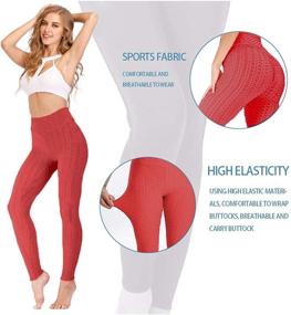 img 3 attached to AIMILIA INSLING Waisted Leggings Slimming Sports & Fitness