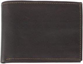 img 3 attached to Piel Leather Bi Fold Wallet Chocolate Men's Accessories in Wallets, Card Cases & Money Organizers