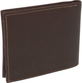 img 2 attached to Piel Leather Bi Fold Wallet Chocolate Men's Accessories in Wallets, Card Cases & Money Organizers