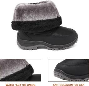 img 2 attached to DREAM PAIRS Little Nordic Winter Boys' Shoes via Boots: Cozy and Stylish Footwear for your Child