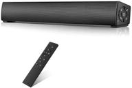 🔊 enhance your audio experience with the mini soundbar for pc: wired & wireless, bluetooth, remote control - ideal for home theater, desktop, smartphone, tablet logo