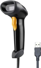 img 4 attached to 📱 Eyoyo 2D Barcode Scanner, Wired Handheld USB QR PDF417 Data Matrix 1D Bar Code Scanner with Long USB Cable - Ideal for Mobile Payment, Convenience Store, Supermarket, Warehouse