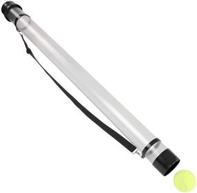 img 3 attached to Tennis Ball Hopper Tube for 16 Balls - Tennis Ball Pickup Collector and Retriever Tube Carrier - 40in