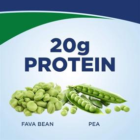 img 3 attached to Optimize Your Search: 100% Plant-Based Vegan Protein Shakes, Chocolate Flavor, 20g Fava Bean and Pea Protein, 11 Fl Oz, Pack of 12