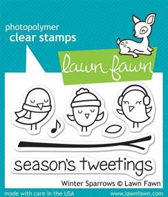 img 1 attached to Lawn Fawn Acrylic Stamps Sparrows