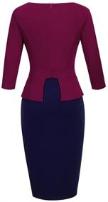 img 3 attached to HOMEYEE Women's Elegant Bodycon Pattern Dresses: Timeless Fashion for Women