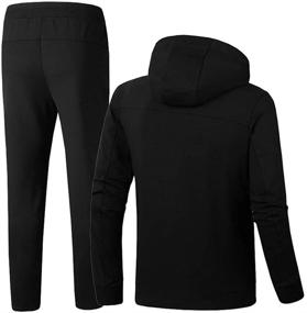 img 3 attached to INVACHI Casual Pieces Fitness Tracksuit Men's Clothing and Active