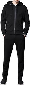 img 1 attached to INVACHI Casual Pieces Fitness Tracksuit Men's Clothing and Active