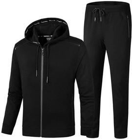img 4 attached to INVACHI Casual Pieces Fitness Tracksuit Men's Clothing and Active