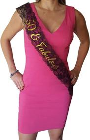 img 2 attached to 🎉 50 and Fabulous Lace Sash - 50th Birthday Sash