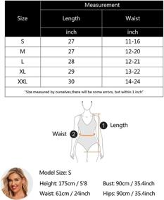 img 1 attached to Fashionable and Comfortable: RSLOVE Women's Knitted Bodysuit - Deep V Neck Long Sleeve Rompers for Seductive and Cozy Nights