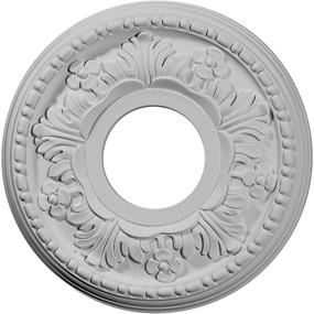 img 4 attached to 🏢 Ekena Millwork CM11HE Helene Ceiling Medallion, 11.88" OD x 3.63" ID x 0.88" P (Fits Canopies up to 5.25"), Factory Primed