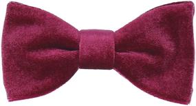 img 3 attached to Velvet Self Tie Men's Accessories and Ties by Mrs Bow Tie, featuring Cummerbunds & Pocket Squares