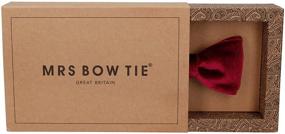 img 2 attached to Velvet Self Tie Men's Accessories and Ties by Mrs Bow Tie, featuring Cummerbunds & Pocket Squares