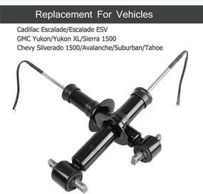 img 3 attached to 🚗 Front Shock Absorbers with Magnetic Ride Control Air Strut - Compatible with 2015-2020 Yukon Denali XL, Escalade ESV, Tahoe, Suburban, 84977478