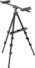 img 3 attached to 🎨 Heritage Arts HAE660 Champlain Aluminum Watercolor Multimedia Easel: Sturdy Leg Locks, Versatile Rubber Feet, Portable Carry Bag with Strap, 37" Horizontal Capability