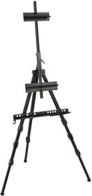 img 1 attached to 🎨 Heritage Arts HAE660 Champlain Aluminum Watercolor Multimedia Easel: Sturdy Leg Locks, Versatile Rubber Feet, Portable Carry Bag with Strap, 37" Horizontal Capability