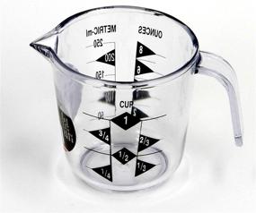 img 1 attached to 🥄 Chef Craft Select Plastic 1 Measuring Cup: Accurate Measurement, 3.5 inch, Clear