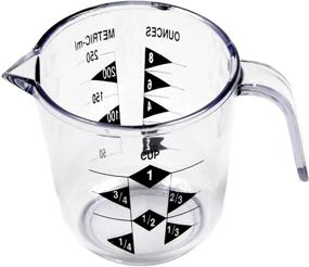 img 3 attached to 🥄 Chef Craft Select Plastic 1 Measuring Cup: Accurate Measurement, 3.5 inch, Clear