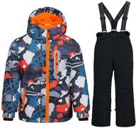 mountain waterproof windproof snowboarding overalls boys' clothing in jackets & coats logo