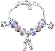 🏻 infinity collection european style dance charm bracelet - perfect dance recital gift logo